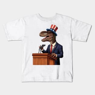 Vote Dinosaur! Kids T-Shirt